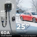 EVIQO Level 2 Hardwired EV Charger, 48 Amp