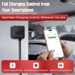 Level 2 EV Charger, 48A, 240V Wall-Mounted Home Charger with J1772 Connector, 7.5m Charging Cable, Enhanced Wi‑Fi & Smart App Control – UL & ETL Certified
