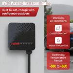 Level 2 EV Charger, 48A, 240V Wall-Mounted Home Charger with J1772 Connector, 7.5m Charging Cable, Enhanced Wi‑Fi & Smart App Control – UL & ETL Certified