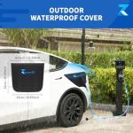 Zapvolt Level 2 EV Charger 40Amp 240V 9.6kW - 25FT Smart Wall Charging Station for Home, J1772 NEMA 14-50, with EV Charger Port Cover Waterproof, RFID Card, WiFi Enabled, UL Certified - GEN 2