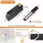 LGECOLFP 48V 20AH Lithium ion Battery Pack with USB Port 5Pin Battery Base XT60 Plug 30A BMS Fit for 1000W-250W Motor