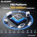 ELEGRP Level 2 EV Charger 40 Amp, Home & Portable Electric Car Charging Station with 16FT J1772 Charger and NEMA 14-50 Plug, 9.6kW for BEVs & PHEVs, ETL Certified PBE & LCR Tech