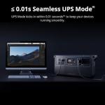 DJI Power 1000 V2 Portable Power Station, 1024Wh LFP Battery, Compact Size, 2600W Stable Output, 0-80% Recharge in 37 Mins, Electric Generator for Home, Camping, RVs, Off-Grid