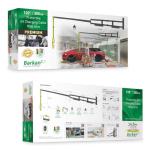 Barkan 120" Protective EV Charging Cable Wall Arm, 5 Year Warranty, for Level 1 & 2 Chargers, Indoor & Outdoor Weatherproof zinc Coating, for Electric Vehicle Cable, Retractor Arm