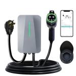 LEISHENG ENERGY Level 2 EV Charger for J1772, 240V Electric Car Charger, NEMA 14-50P 48A Plug, 25FT Cable, IP65, APP