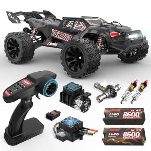 Hosim Mini 1/8 RC Truck for Adults Fast 50+mph, Vortan Electric RTR Brushless RC Cars All Terrain 4WD Off Road Hobby RC Car Waterproof Remote Control Car for Snow/Sand/Beach Toy Gift with 3S Battery