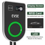RUTU Ev Charger Level 2 J1772 Chargers, 48 Amp Level 2 Ev Charger Hardwired Up to 11.5Kw, Smart Electric Car Chargers with Flexible 25Ft Cable, 240v WiFi Enabled Electric Vehicle Charging Stations
