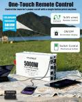 5000 watt Power Inverter 12V to 110V/120V, Solar Inverter Remote for RV Camping Off-Grid Solar Inverter Systems