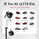 Liftsun Level 2 Fast EV Charger, 240V, 50Amp, 12KW Adjustable Current & Schedule Charging,Home Wall Mount Electric Vehicle Charging Station,SAE J1772 Charger, NEMA14-50P with 25ft Premium Cable.