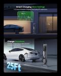40A Tesla Level 2 Fast Charger, [1.8″Led Screen, 16-40A Adjustable Current & Timer], 240V Nema 14-50 Plug, 25ft Tesla Home or Mobile Charger, Wall Mount, Ip67/Ip65, Wall Connector for Model X/Y/3/S
