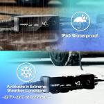 Chargingo Tesla Charger Level 1-2 EV Charger,120V-240V,40A, NEMA 5-15 & 6-20 Plug,25FT