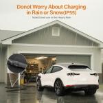 VIVAVOLT J1772 EV Extension Cable 40ft,40A Safe Continuous 9.6KW Charging,Compatible with All J1772 Level 1/2 Chargers & EVs (40FT 40A)