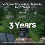 EF ECOFLOW TRAIL 300 DC Solar Generator with 110W Solar Panel, 288Wh LiFePO4 Power Bank, Power Station, for Camping, Travel, and Emergency Power