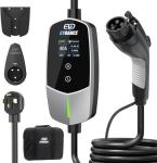 EVDANCE Level 2 EV Charger 40Amp, 240V 9.6KW Portable Electric Vehicle Charging Stations with NEMA 14-50P, 25FT Cable Adjustable Current/Timing Delay Home Electric Car Charger for J1772 BEVs/PHEVs