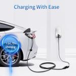 WenStorm 50A 30FT J1772 EV Extension Cable, Level 2 EV Charger Extension Cord, Heavy-Duty 240V EV Extension Cable for Fast Charging (30FT)