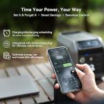 Dabbsson 768Wh Solar Generator with 210W Solar Panel,Portable Power Station,Up to 900W AC Output,1.5X Extended Runtime,Recharge 100% in 1.6 Hrs, 600L Semi-Solid LiFePO4,100W USB-C,EPS,for Camping Home