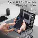 Level 2 EV Charger 40 Amp - 9.6kW Smart WiFi EV Chargers for Home Level 2 240v NEMA 14-50 Plug- Outdoor, Indoor 25'Cable,Electric Car Charger - J1772 Connector - ETL Certified