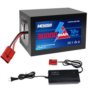 MFAOSHI 72V 30Ah LiFePO4 Battery Pack with 2A Fast Charger | LCD Display & 50A BMS | Anderson Connector for 0-3500W Motors,for E-Bike, Scooter,