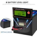 MFAOSHI 72V 30Ah LiFePO4 Battery Pack with 2A Fast Charger | LCD Display & 50A BMS | Anderson Connector for 0-3500W Motors,for E-Bike, Scooter,