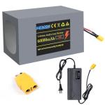 MFAOSHI 72V 60Ah E-Bike Battery with Power Display,High-Power 72V Battery for 0-3500W E-Bikes & E-Motos | XT90 Connector & BMS