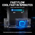 LiTHELi FrozenPack Wild 12V Car Refrigerator & Portable Electric Cooler, 20L/21QT Backpack Design, -4~68℉ Travel Fridge Freezer for Camping, Road Trips, RV, Boat&Beach（Without Battery）