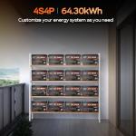 HumsiENK 12V 314Ah (300Ah) LiFePO4 Lithium Battery Bluetooth MINI, 2PACK Built-in 200A BMS, Max. 4190Wh Energy, EV A+ Cells 15000 Deep Cycles Batterys for RV, Marine, Solar