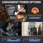 LiTHELi FrozenPack Wild 12V Car Refrigerator & Portable Electric Cooler, 20L/21QT Backpack Design, -4~68℉ Travel Fridge Freezer for Camping, Road Trips, RV, Boat&Beach（Without Battery）