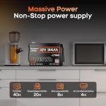 HumsiENK 12V 314Ah (300Ah) LiFePO4 Lithium Battery Bluetooth MINI, 2PACK Built-in 200A BMS, Max. 4190Wh Energy, EV A+ Cells 15000 Deep Cycles Batterys for RV, Marine, Solar