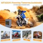 MFAOSHI 72V 60Ah E-Bike Battery with Power Display,High-Power 72V Battery for 0-3500W E-Bikes & E-Motos | XT90 Connector & BMS