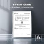 Morec Level 2 Electric Vehicle (EV) Charger ETL Certified, 40A 9.6kW 25ft Cable 220V-240V NEMA 6-50 Plug, Portable EV Car Charging Stations for Home, Suitable for SAE J1772 PHEVS and EVS