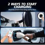 VDLPOWERVP Level 2 EV Charger, 11.5KW /50A Fast Wall Home Charging Station, 27.3ft Charging Cable with Smart App (WiFi), 240V EV Charger with NEMA 14-50, EVSE J1172 Connector for Electric Car EC51W