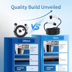 WenStorm for Tesla Extension Cord 240V, Compatible with Tesla Model X/Y/3/S, 50FT Extra Long Charging Cable for Tesla Home Charging and Mobile Charger(50FT,White)