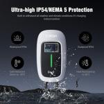 Calion Level 2 Tesla Charger- 40A,240V, 16.5ft Cable,4.3-inch Smart Display,RFlD Card- EV Wall-Mount Charger for Tesla TPC EVs with NEMA 14-50P Plug-Compatible with All Tesla Models Y/X/3/S