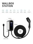 Andalung Level 2 EV Charger, Wallbox with APP Control, 48A, NEMA 14-50 Plug, J1772 Connector & Tesla NACS Adapter, Z21 RFID Card, 25ft Cable