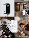 Andalung Level 2 EV Charger, Wallbox with APP Control, 48A, NEMA 14-50 Plug, J1772 Connector & Tesla NACS Adapter, Z21 RFID Card, 25ft Cable