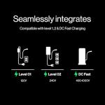 EVJECT Escape Connector 2.0 - Electric Vehicle NACS Charger Connector for Safe Emergency Breakaway - Compatible with Model S/X Pre-2023 (Side Flap Port) - Level 1, 2 & DC Fast Charging