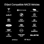 EVJECT Escape Connector 2.0 - Electric Vehicle NACS Charger Connector for Safe Emergency Breakaway - Compatible with Model S/X Pre-2023 (Side Flap Port) - Level 1, 2 & DC Fast Charging