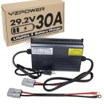 YZPOWER 29.2V 30 Amps LifePO4 Battery Charger for Marine Boat RV Lawn Motor Motorcycle Golf Cart，24v Deep Cycle Rechargeable Batteries Charger AC-DC Charger