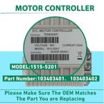 FIXHAWK 1515-5201 Club Car Precedent Controller , 48V 250A DC Motor Controller Compatible with Curtis Club Car Precedent 2009-2014 Golf Cart Equipped Excel Electrical System with PowerDrive Chargers.