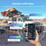 DC to DC Charger with MPPT 12V/24V 50A 720W IP67 Waterproof Auto-Voltage Buck/Boost Charging for Lithium AGM Gel Batteries in RV Marine Off-Road