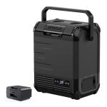 EENOUR D10 12 Volt Car Refrigerator, Portable Freezer 10.6Qt/10L, Compressor Electric Cooler, -4~50℉, 12/24V DC, 110~240V AC, 12V Fridge for Camping, Road Trips, RV, Truck (Battery Included) - Black