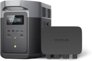 EF ECOFLOW 800W Alternator Charger with Delta 2 Portable Power Station, 3-in-1 Fast DC-DC Charger,Jump Starter 8× Faster Than Cigarette Chargers