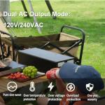 WZRELB 7000W 48V Pure Sine Wave Inverter,48 Volt DC to AC 120V 240V Split Phase Power Inverter,15ft LCD Remote Panel,2*AC Hardwire Terminal,14KW Surge