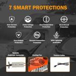 Enjoybot 43.8V 25A Lithium Battery Charger with 0V Smart Charge Function, 36V LiFePO4 Battery Charger AC-DC Smart Charger for 36V LiFePO4 Lithium-Iron Deep Cycle Rechargeable Batteries