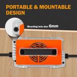 Enjoybot 43.8V 25A Lithium Battery Charger with 0V Smart Charge Function, 36V LiFePO4 Battery Charger AC-DC Smart Charger for 36V LiFePO4 Lithium-Iron Deep Cycle Rechargeable Batteries