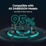 DABBSSON Charger S, 560W Alternator Charger, Fast DC-DC Charger for Portable Power Stations, Up to 6X Faster Charging, Compatible with 95% Solar Generator, Perfect for Road Trips/SUV/RVs