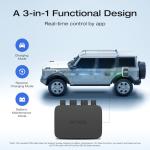 EF ECOFLOW 500W Alternator Charger, 3-in-1 Fast DC-DC Charger for Portable Power Stations, Car Battery Charger & Jump Starter 5× Faster Than Cigarette Chargers, Charges 1kWh in 2.1 hr