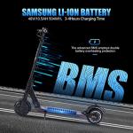 E-TWOW GT SE Electric Scooter, 31 Mile Range, 25 MPH Max Speed, 275lbs Max Load, Adjustable Handlebar Height, Lightweight(29lbs) and Foldable, Great for Commuting, UL Certified(Black)