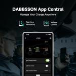 DABBSSON Charger S, 560W Alternator Charger, Fast DC-DC Charger for Portable Power Stations, Up to 6X Faster Charging, Compatible with 95% Solar Generator, Perfect for Road Trips/SUV/RVs