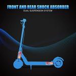 E-TWOW GT SE Electric Scooter, 31 Mile Range, 25 MPH Max Speed, 275lbs Max Load, Adjustable Handlebar Height, Lightweight(29lbs) and Foldable, Great for Commuting, UL Certified(Black)